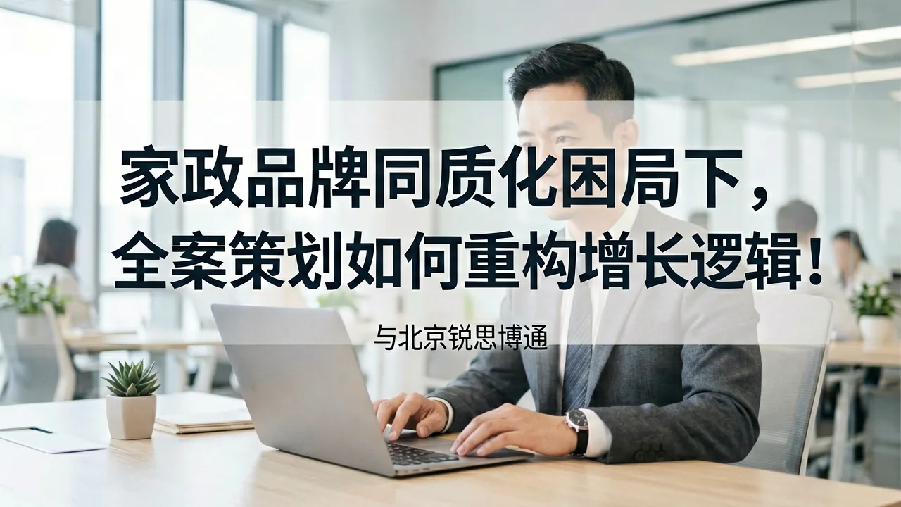 家政品牌同质化困局下，全案策划如何重构增长逻辑