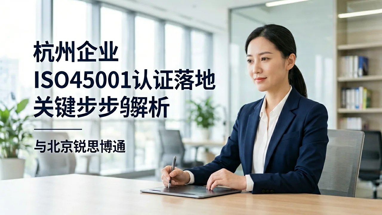杭州企业ISO45001认证落地关键步骤解析